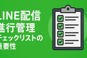『LINE配信 進行管理チェックリスト』の使い方について