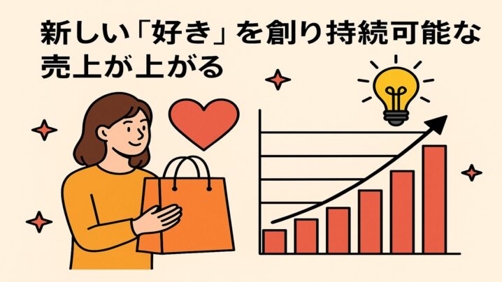 新しい「好き」を創り持続可能な売上があがる