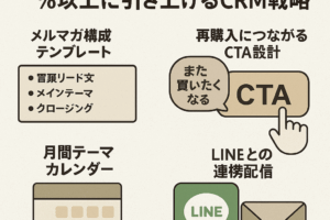 メルマガ経由の再購入率を月間5％以上に引き上げるCRM戦略