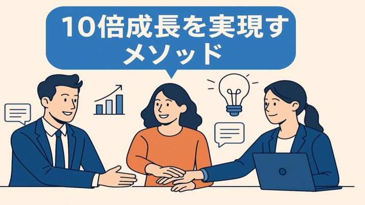 10倍成長を実現するメソッドからの実践チーム
