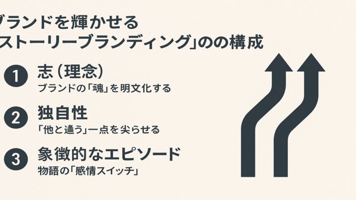 ブランドを輝かせるストーリーブランディングの構成