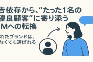 広告依存からたった1名の超優良顧客に寄り添うRBMへの転換