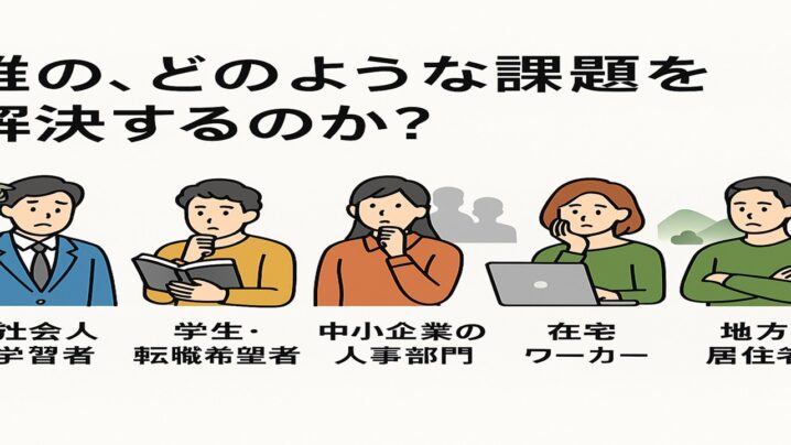 誰のどのような課題を解決するのか？