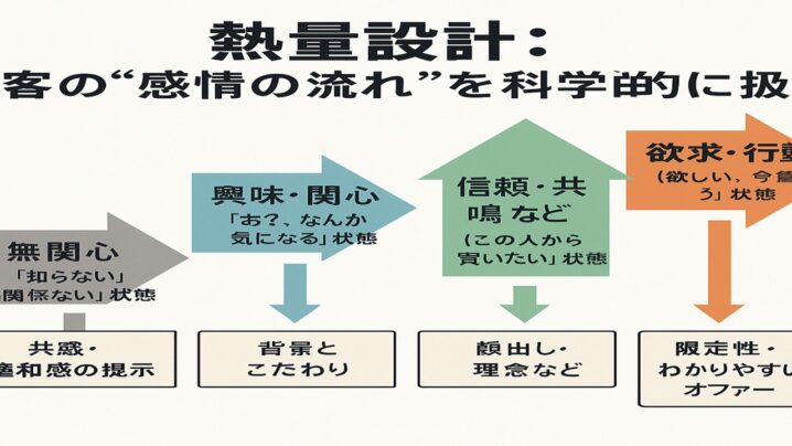 熱量設計で顧客の“感情の流れ”を科学的に扱うとは！
