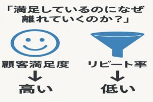 満足しているのになぜ離れていくのか？