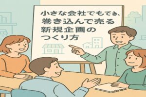 小さな会社でもできる、巻き込んで売る新規企画のつくり方