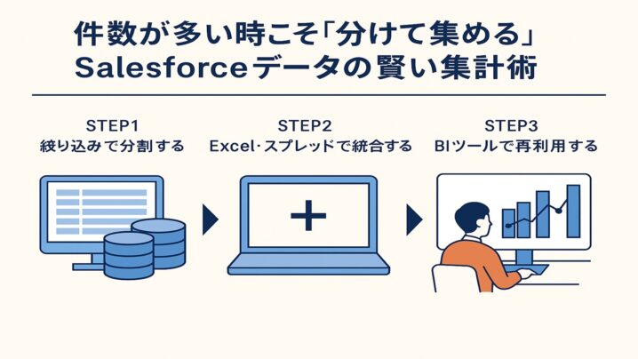 件数が多い時こそ分けて集めるSalesforceデータの賢い集計術