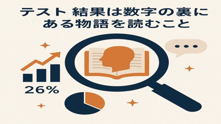 テスト結果は数字の裏にある物語を読むこと