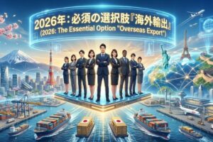 2026年に向けて必須となる海外輸出という選択肢
