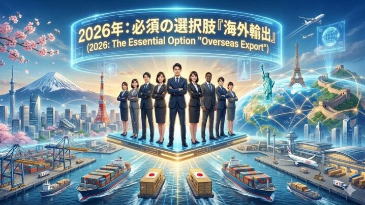2026年に向けて必須となる海外輸出という選択肢