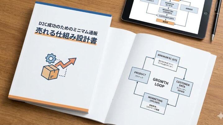 D2Cを成功させるためのミニマム通販の売れる仕組み設計書