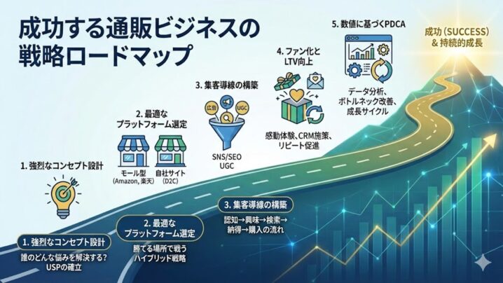 成功する通販ビジネスの戦略ロードマップ