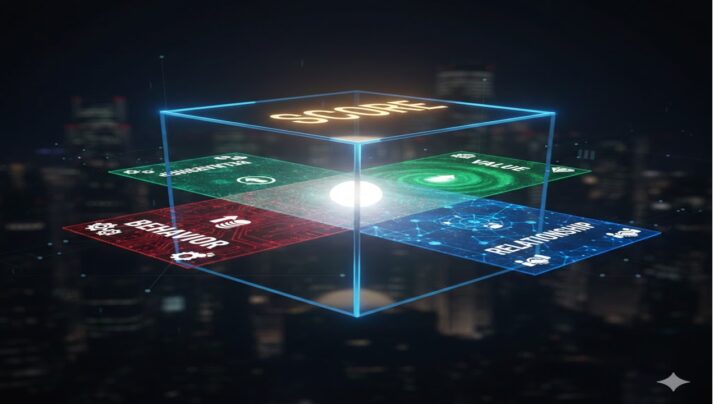 スコアに使う指標を決める（行動 × 価値 × 関係性）