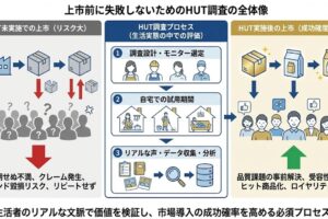 上市前に失敗しないためのHUT調査の全体像