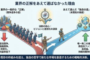 業界の正解をあえて選ばなかった理由
