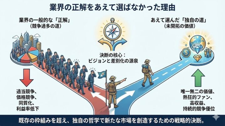 業界の正解をあえて選ばなかった理由