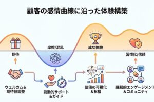顧客の感情曲線に沿って設計された体験構築とは