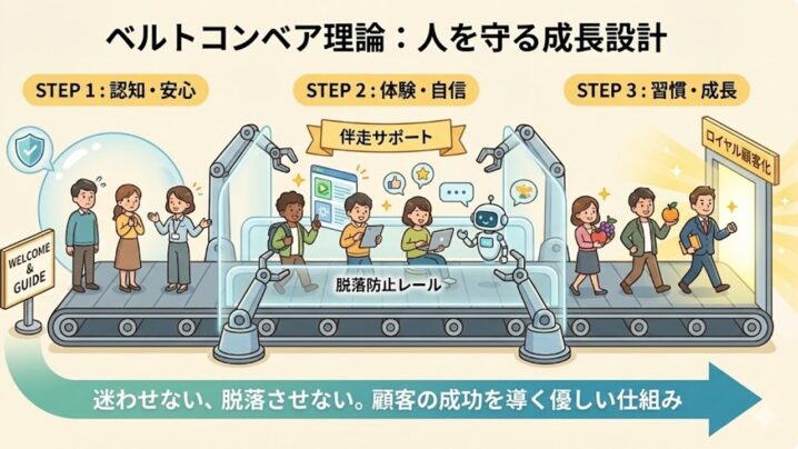 ベルトコンベア理論は人を守る成長設計