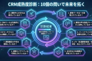 自社の顧客との関係性の欠損箇所が特定される