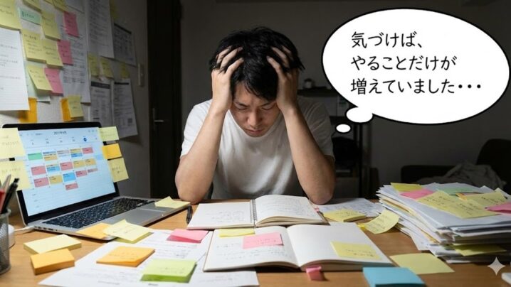 気づけば、やることだけが増えていました・