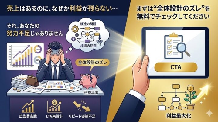 売上はあるのに、なぜか利益が残らないのか？