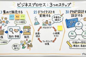 ビジネスプロセスを加速させる3つのステップ