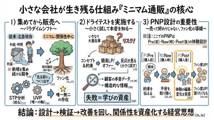 ミニマム通販の生き残り戦略とその取り組み！