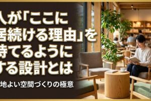 人が「ここに居続ける理由」を持てるようにする設計とは