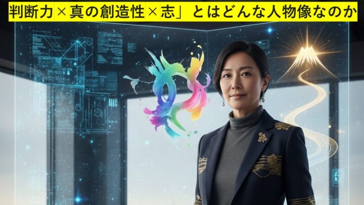 「判断力×真の創造性×志」とはどんな人物像なのか