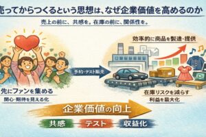 売ってからつくるという思想は、なぜ企業価値を高めるのか