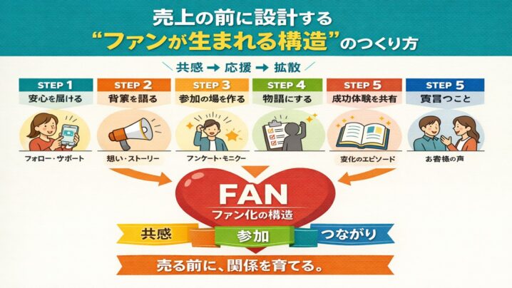 ファンが生まれる構造のつくり方