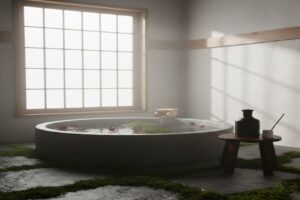 浴室を世界で一番贅沢な「空白」に変える