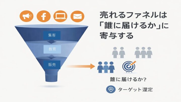 売れるファネルは「誰に届けるか」に寄与する