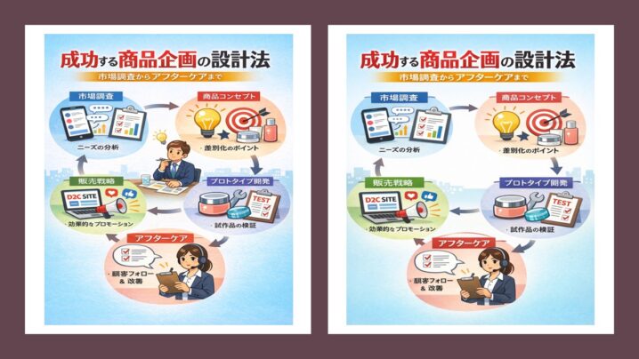 成功する商品企画の設計法（市場調査からアフターケアまで）