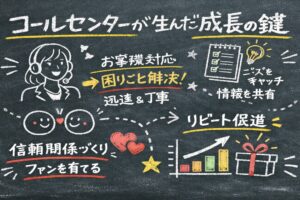 コールセンターが生んだ成長の鍵のコールセンターの役割は？
