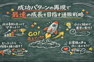 成功パターンの再現で最速の成長を目指す通販戦略