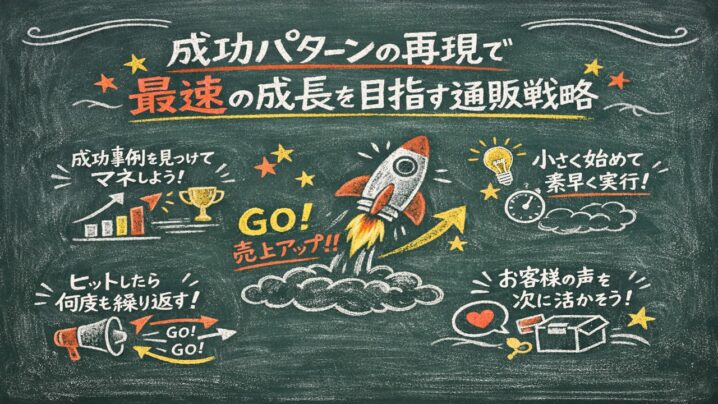 成功パターンの再現で最速の成長を目指す通販戦略