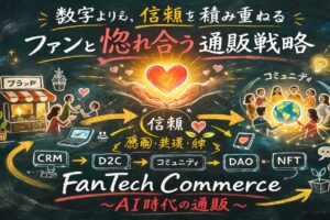 数字よりも信頼を積み重ねるファンと惚れ合う通販戦略！