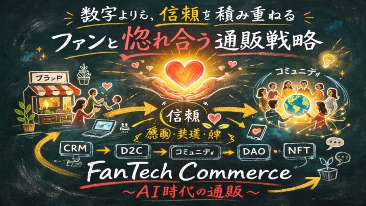 数字よりも信頼を積み重ねるファンと惚れ合う通販戦略！