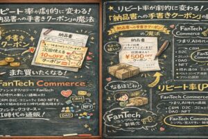 リピート率が劇的に変わる！「納品書への手書きクーポン」の魔法