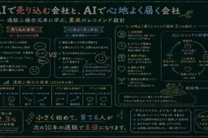 AIで売り込む会社と、AIで心地よく届く会社──通販二極化元年に学ぶ、薫風のレコメンド設計