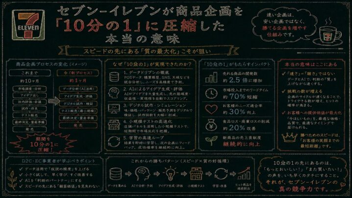 セブン-イレブンのAIライブラリーに学ぶ、中小通販・D2Cのミニマム生成AI活用法