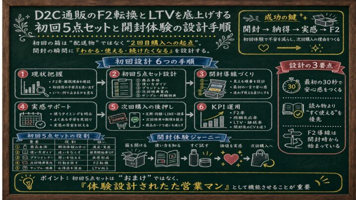 開封体験を「初デート」に変える設計手順とは