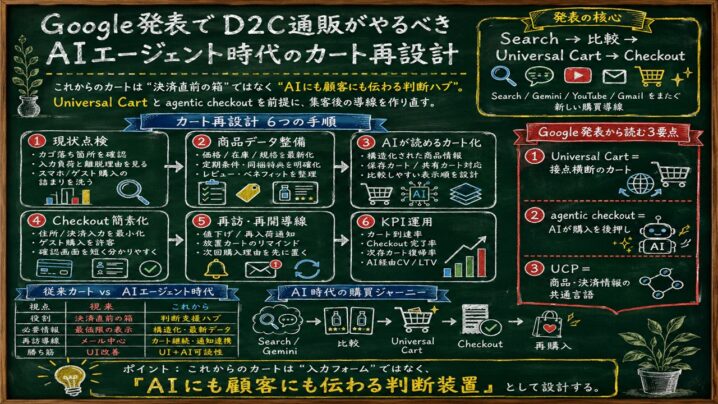 Universal Cart（Google発表）が変えるD2C通販のカート戦略