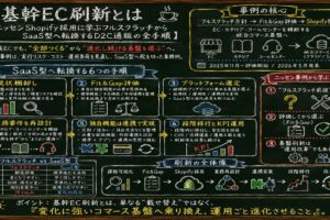 ニッセン×Shopify移行に学ぶ通販事業者がSaaS型を選ぶ理由とD2Cへの示唆