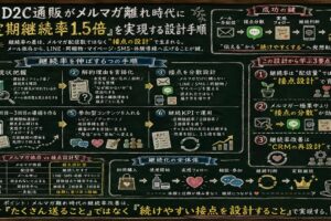 D2C通販がメルマガ離れ時代に「定期継続率1.5倍」を実現する