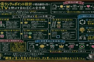 会員ランク×ポイント設計で優良顧客を育てLTVを伸ばす自社ECの全手順