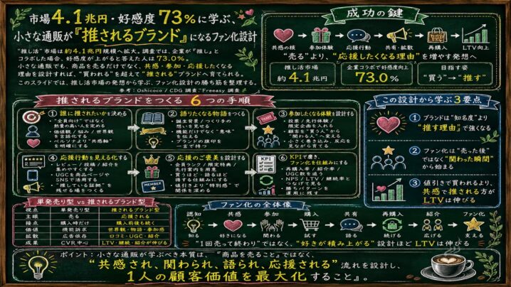 推し活市場4.1兆円が示す、小さな通販のファン化戦略