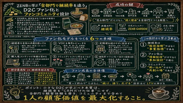 ZENBの「顧客起点」に学ぶD2Cファン化と顧客体験設計の全手順