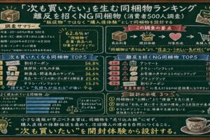 開封率ほぼ100%の接点を「次の注文」に変える設計手順